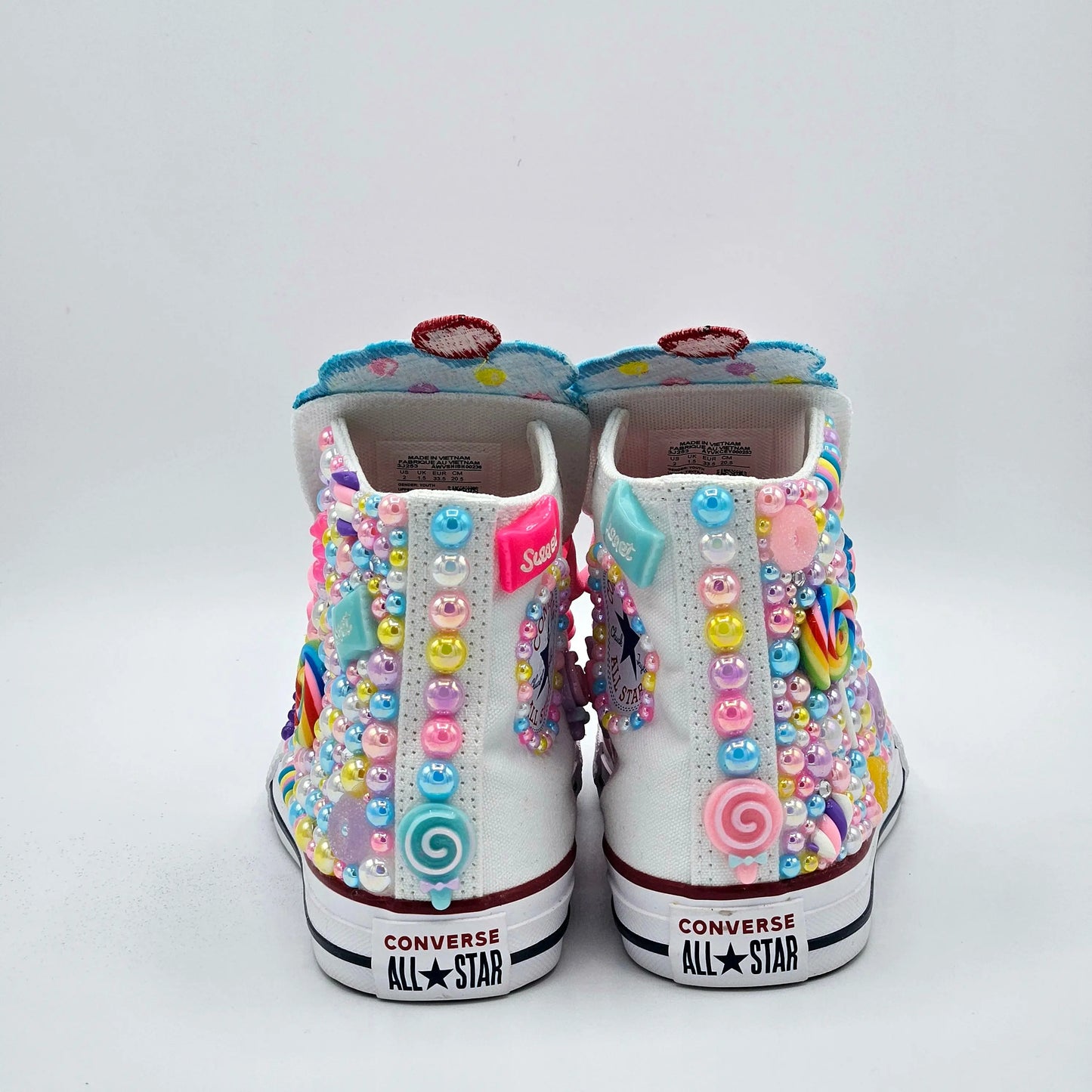 Custom Bling Converse Shoes KolorfulKidzCustoms