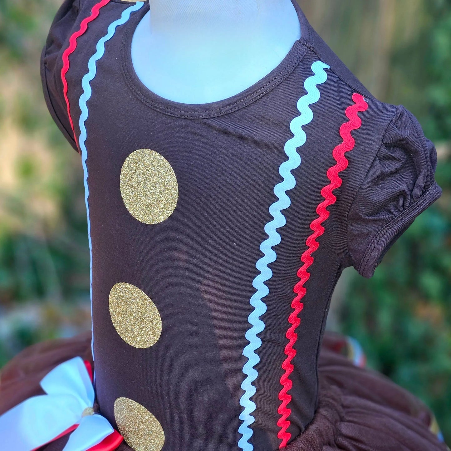 Gingerbread Tutu Set/Costume KolorfulKidzCustoms