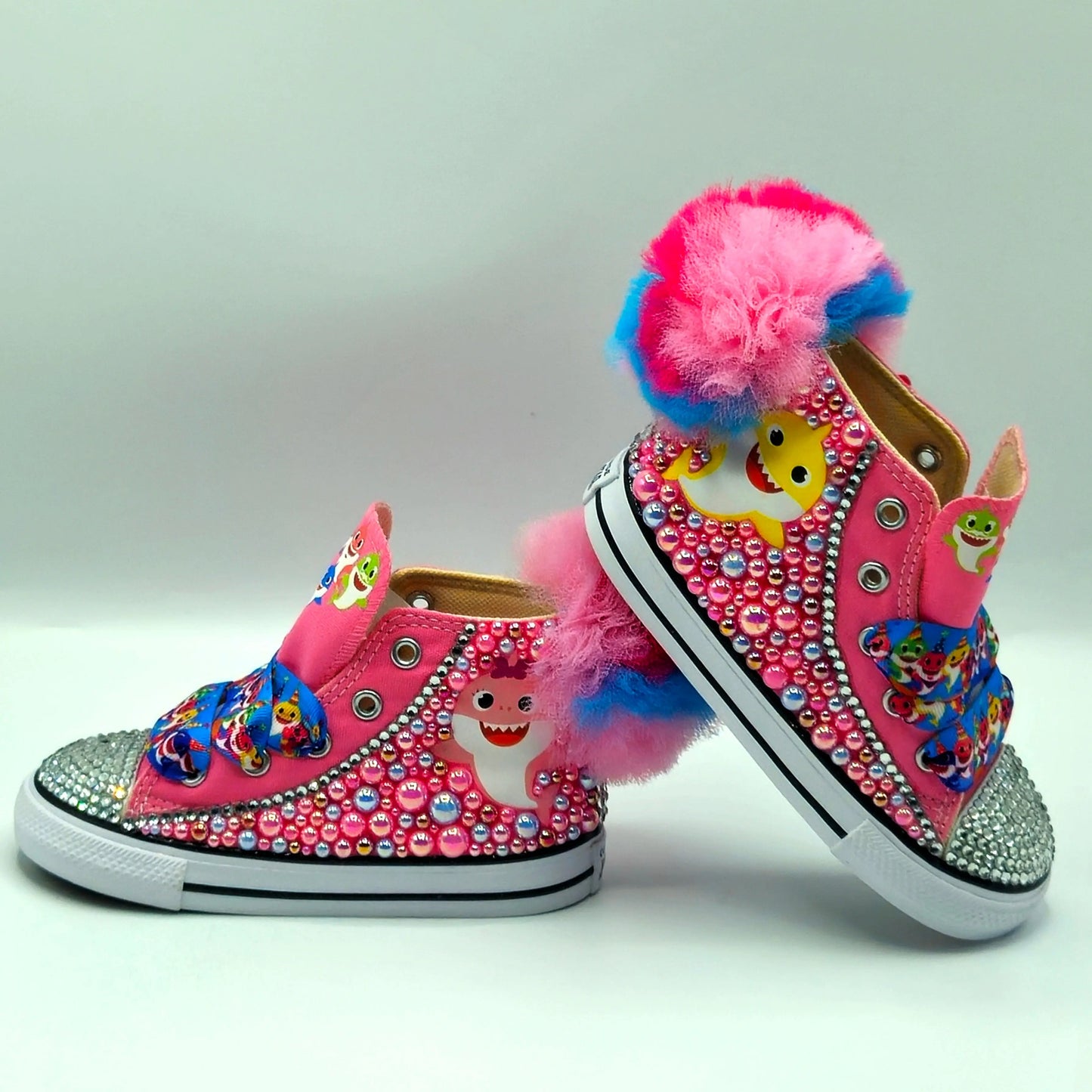 Baby Shark Custom Converse, Custom Shoes KolorfulKidzCustoms