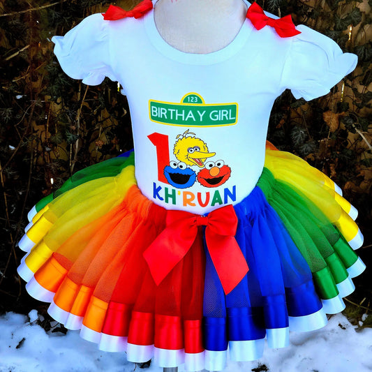 Sesame Street Tutu Set KolorfulKidzCustoms