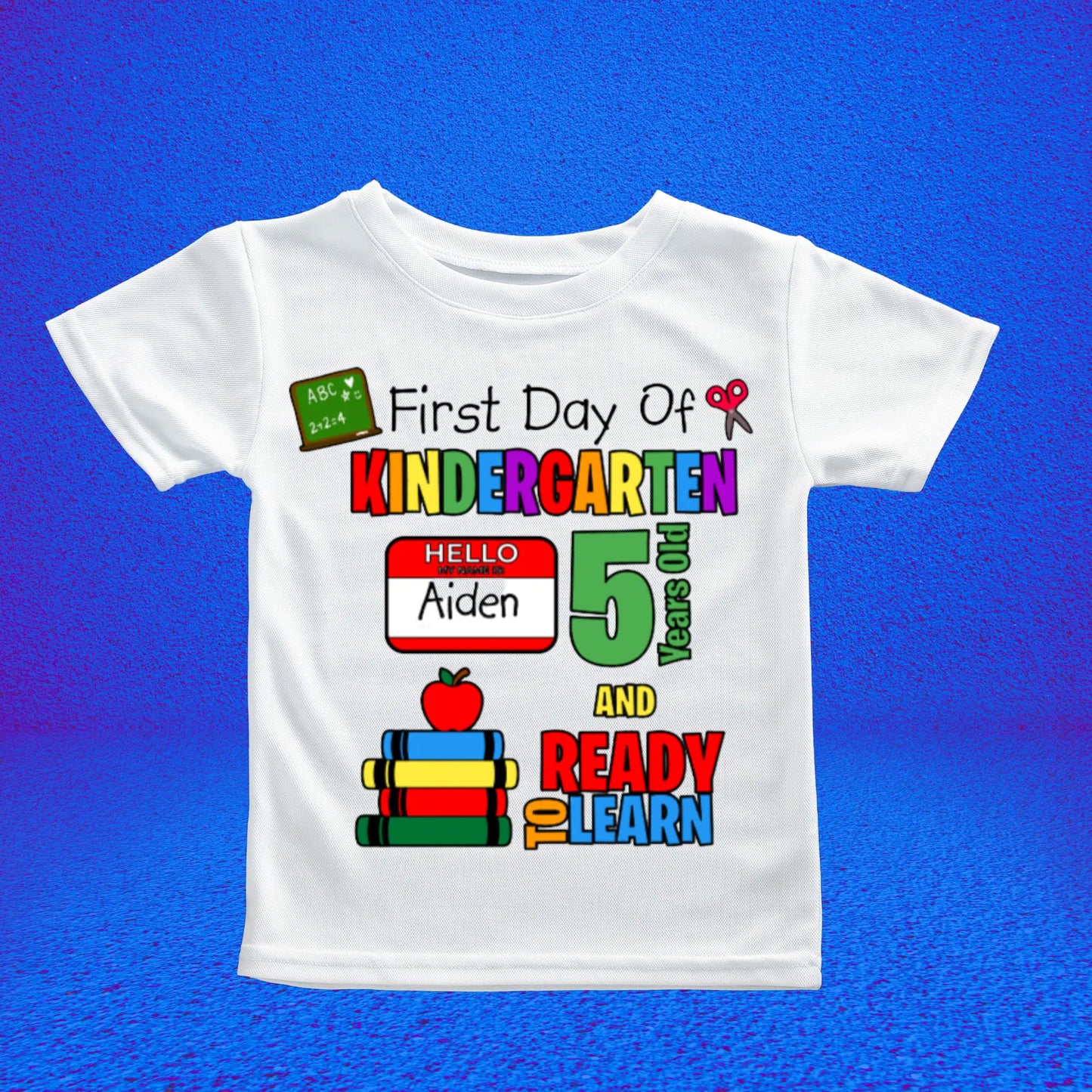 Ready To Learn Personalized Tee KolorfulKidzCustoms