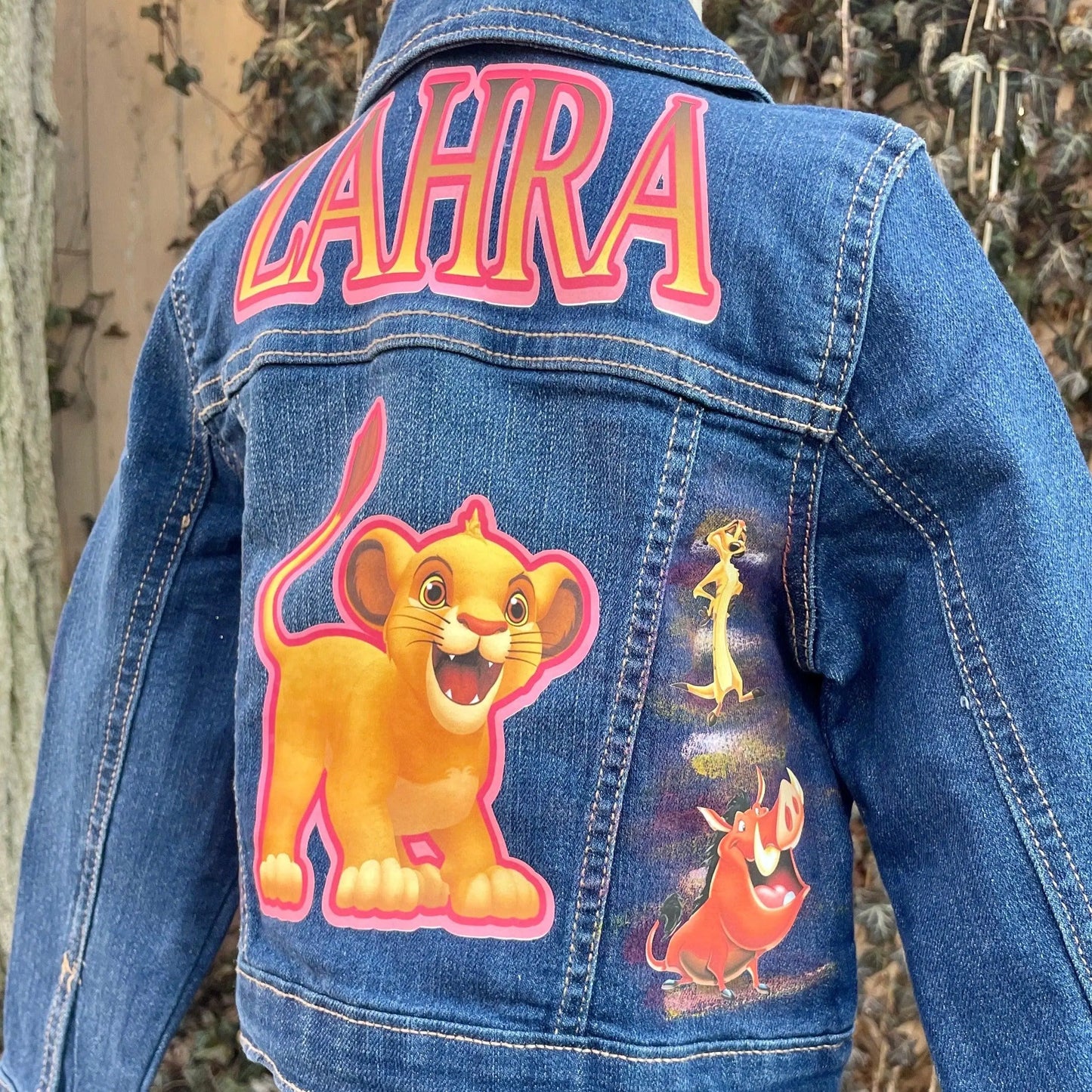 Lion King Denim Jacket - KolorfulKidzCustoms