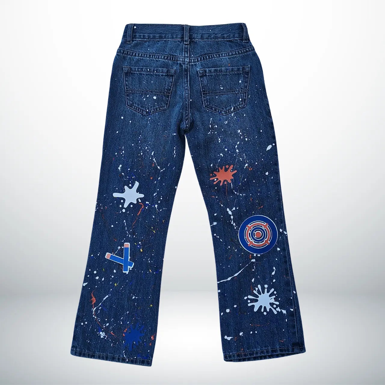 Nerf Inspired Denim Pants Set KolorfulKidzCustoms