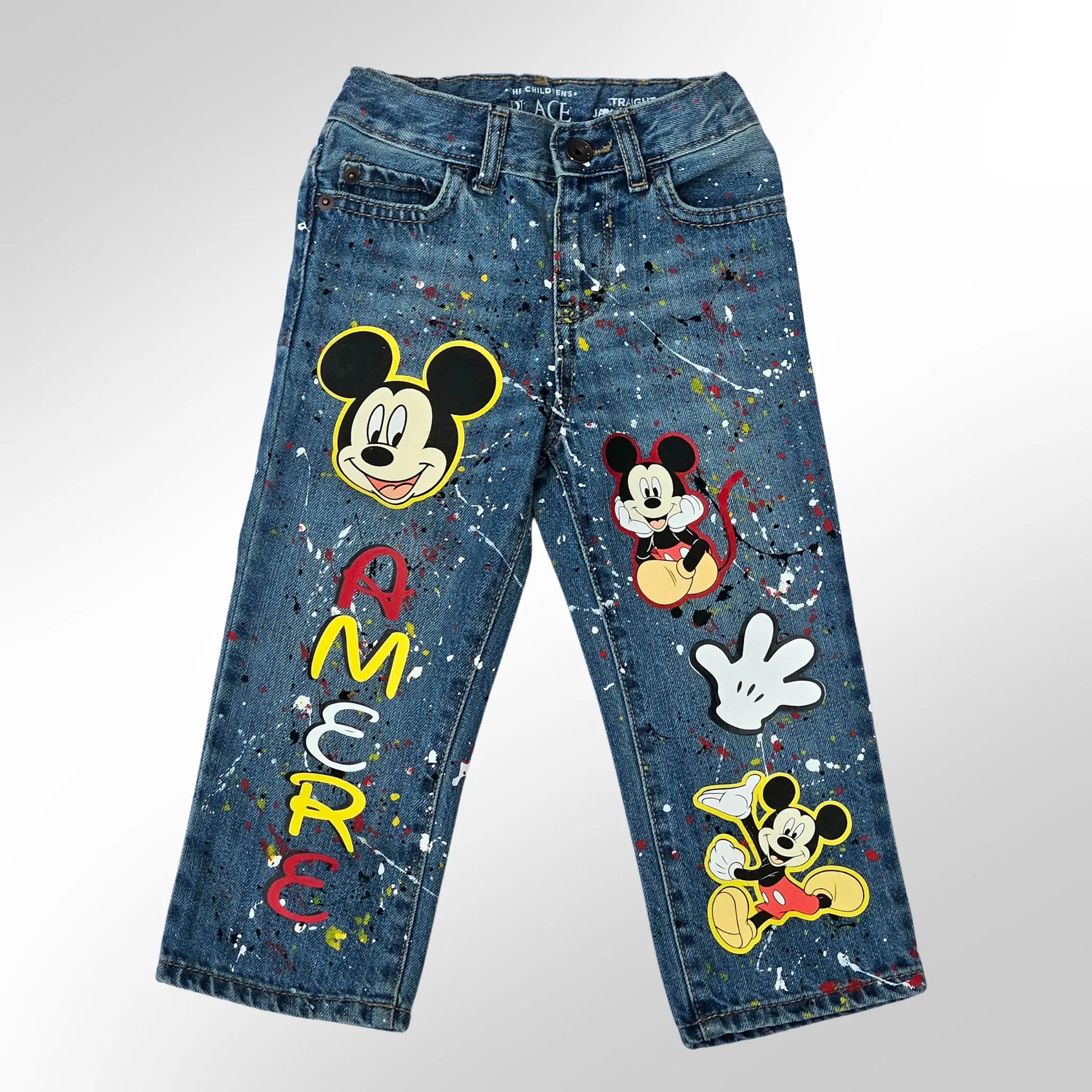 Mickey Mouse Pants Set KolorfulKidzCustoms