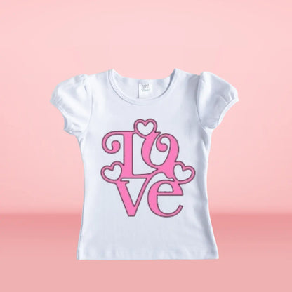 LOVE Valentine's Day Tee KolorfulKidzCustoms