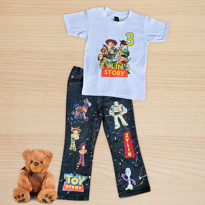 Toy Story Inspired Denim Set KolorfulKidzCustoms