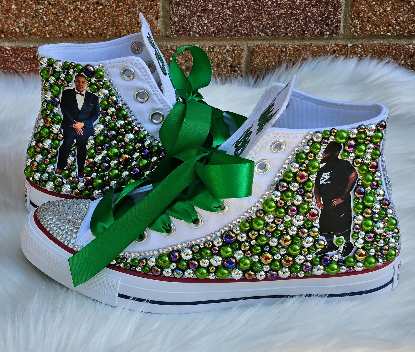 Customized Bling Shoes Converse Women KolorfulKidzCustoms