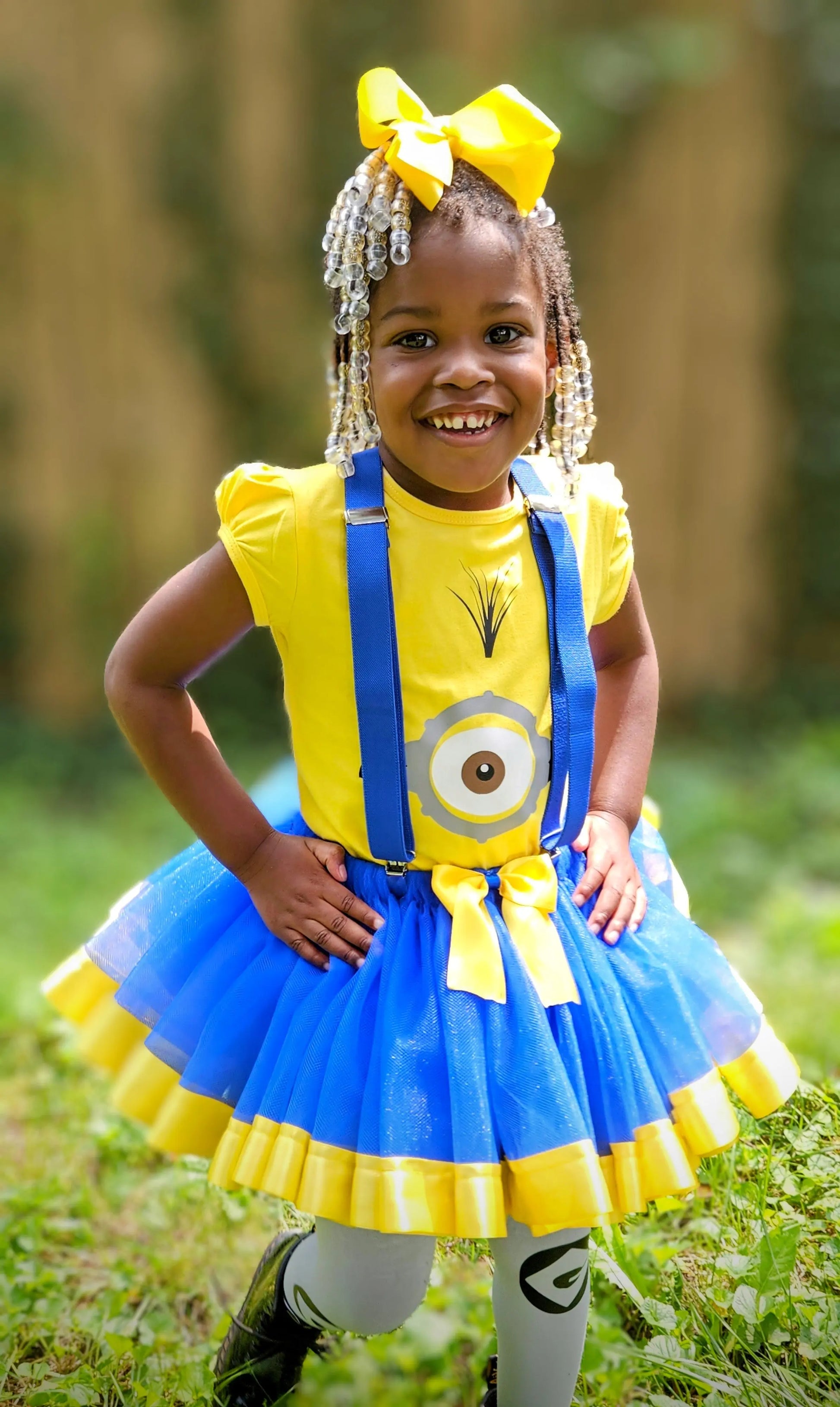 Minion Ribbon Tutu Set KolorfulKidzCustoms