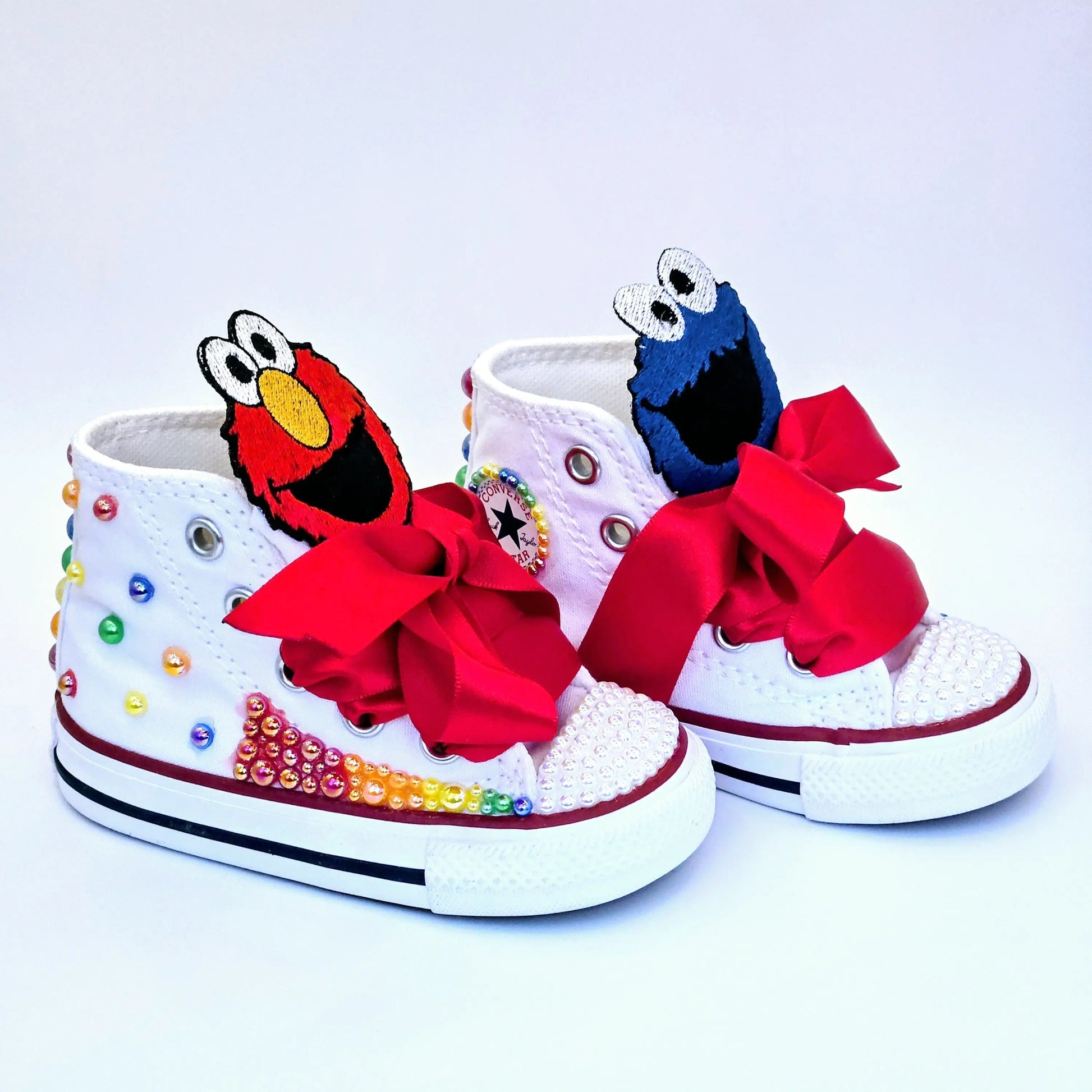 Sesame Street Converse, Custom Shoes KolorfulKidzCustoms