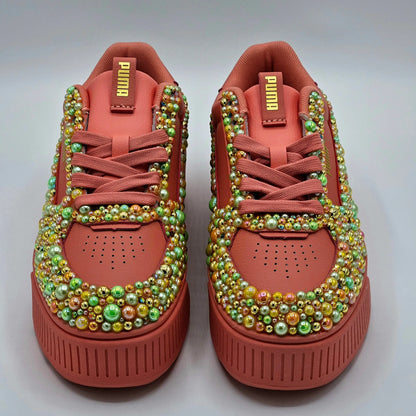 Customized Bling Shoes Converse Women KolorfulKidzCustoms