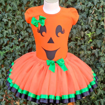 Pumpkin Tutu Set/Costume KolorfulKidzCustoms