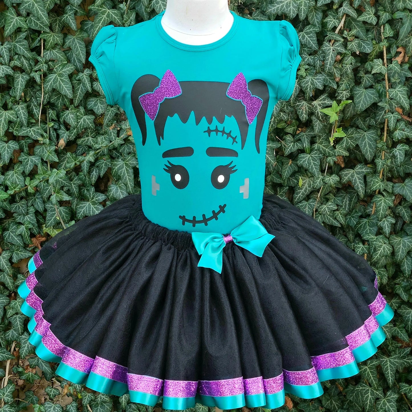 Franken-girl Tutu Set/Costume KolorfulKidzCustoms