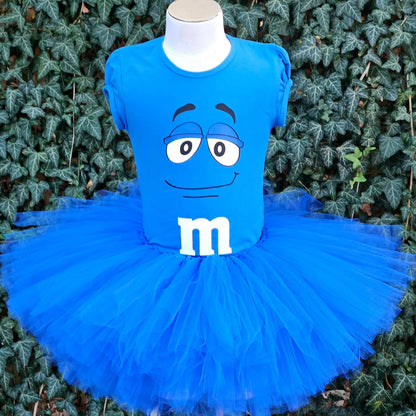 Coated Candy "M" Tutu Set/Costume KolorfulKidzCustoms