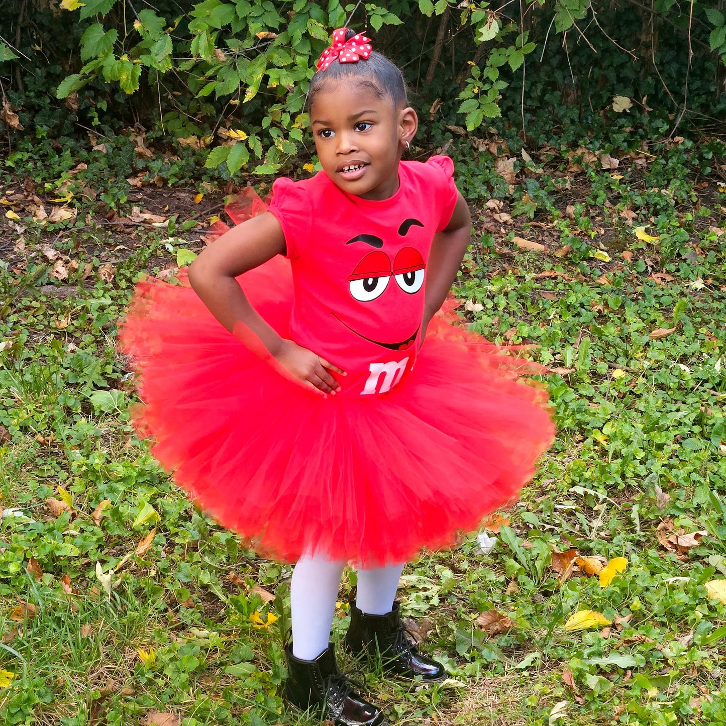 Coated Candy "M" Tutu Set/Costume KolorfulKidzCustoms