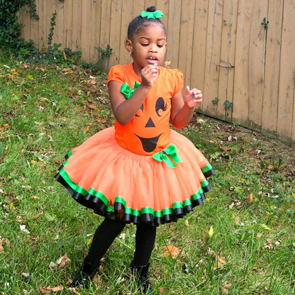 Pumpkin Tutu Set/Costume KolorfulKidzCustoms