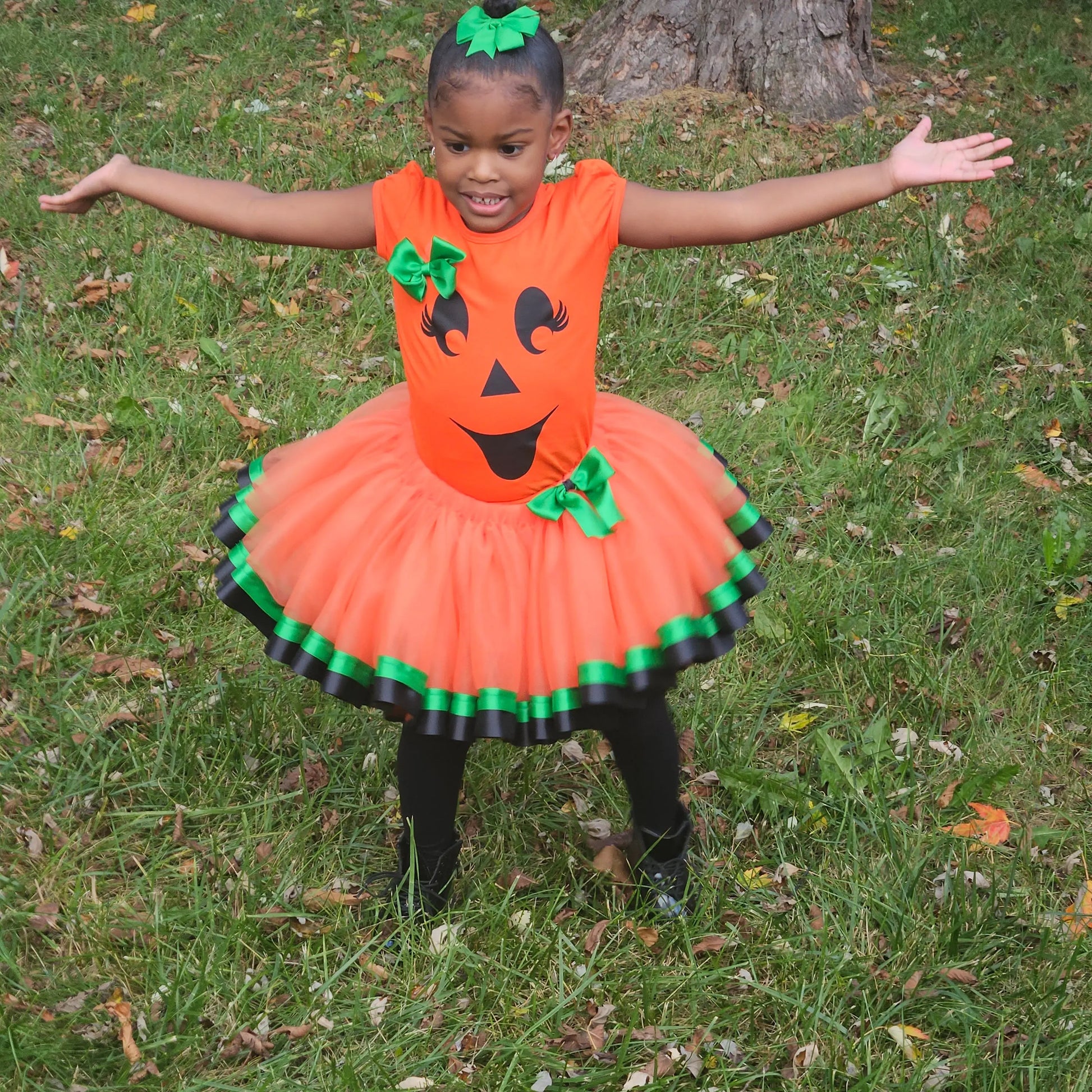 Pumpkin Tutu Set/Costume KolorfulKidzCustoms