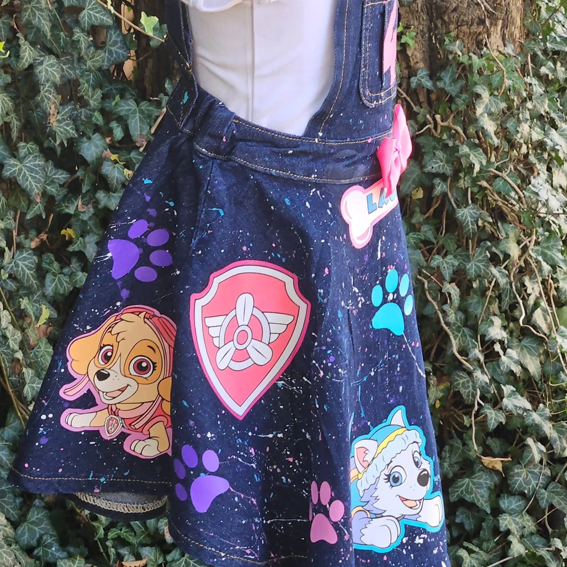 Paw-fect Overall Dress KolorfulKidzCustoms