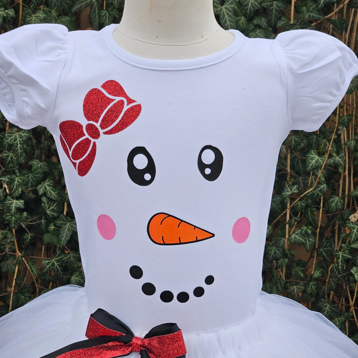 Snowman Girl Tutu Set/Costume KolorfulKidzCustoms