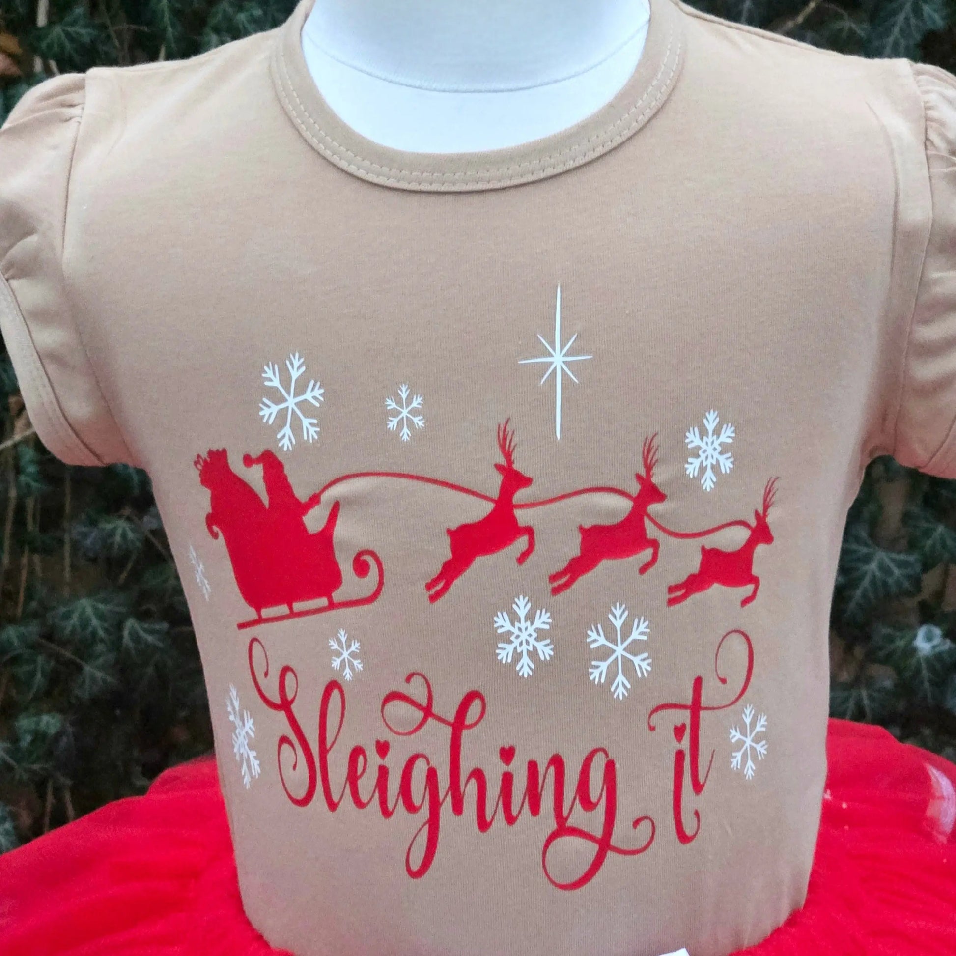 "Sleighing It" Tutu Set/Costume KolorfulKidzCustoms