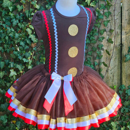 Gingerbread Tutu Set/Costume KolorfulKidzCustoms