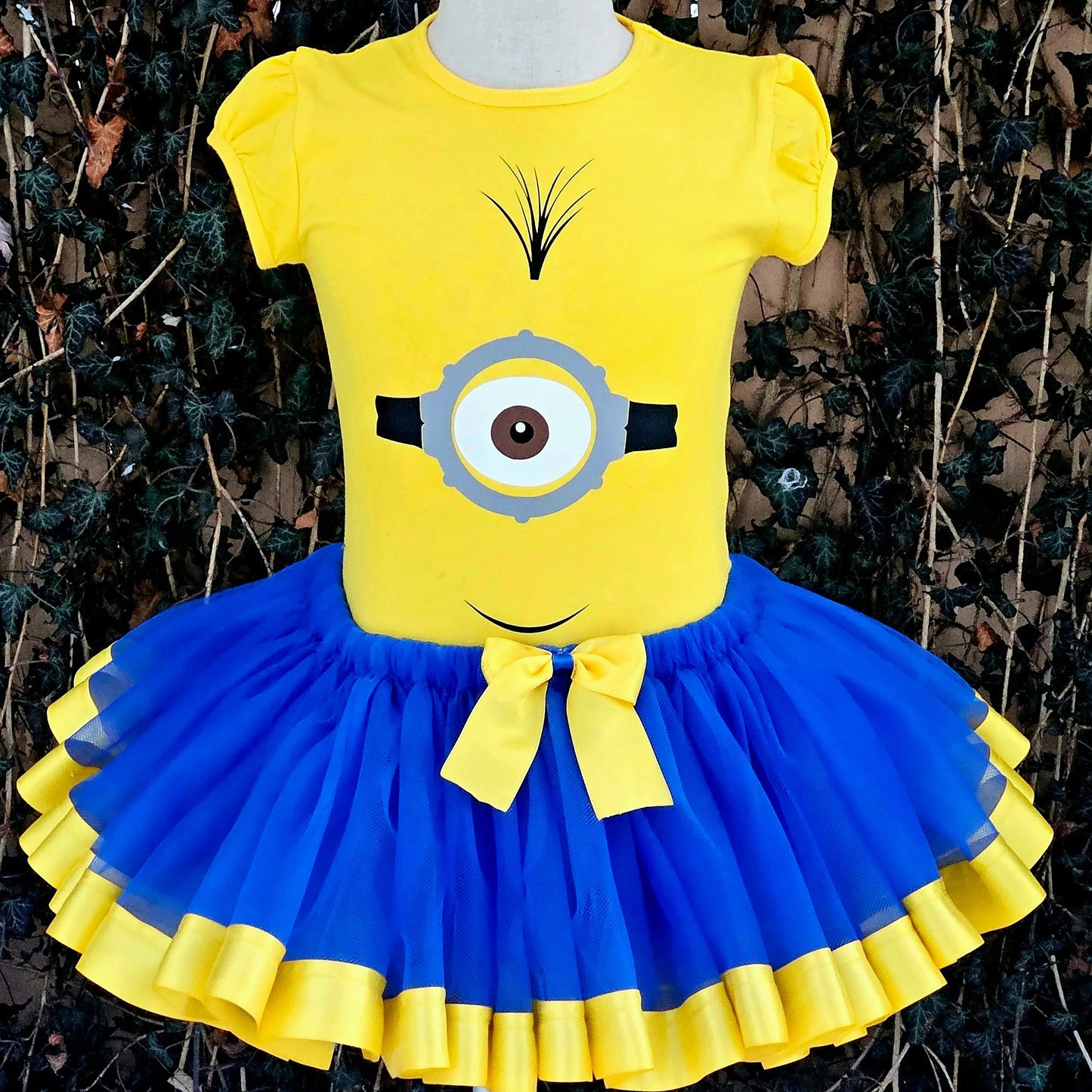 Minion Ribbon Tutu Set KolorfulKidzCustoms