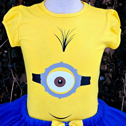 Minion Ribbon Tutu Set KolorfulKidzCustoms