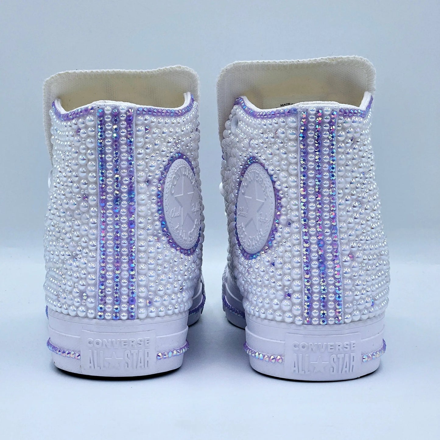Customized Bling Shoes Converse Women KolorfulKidzCustoms