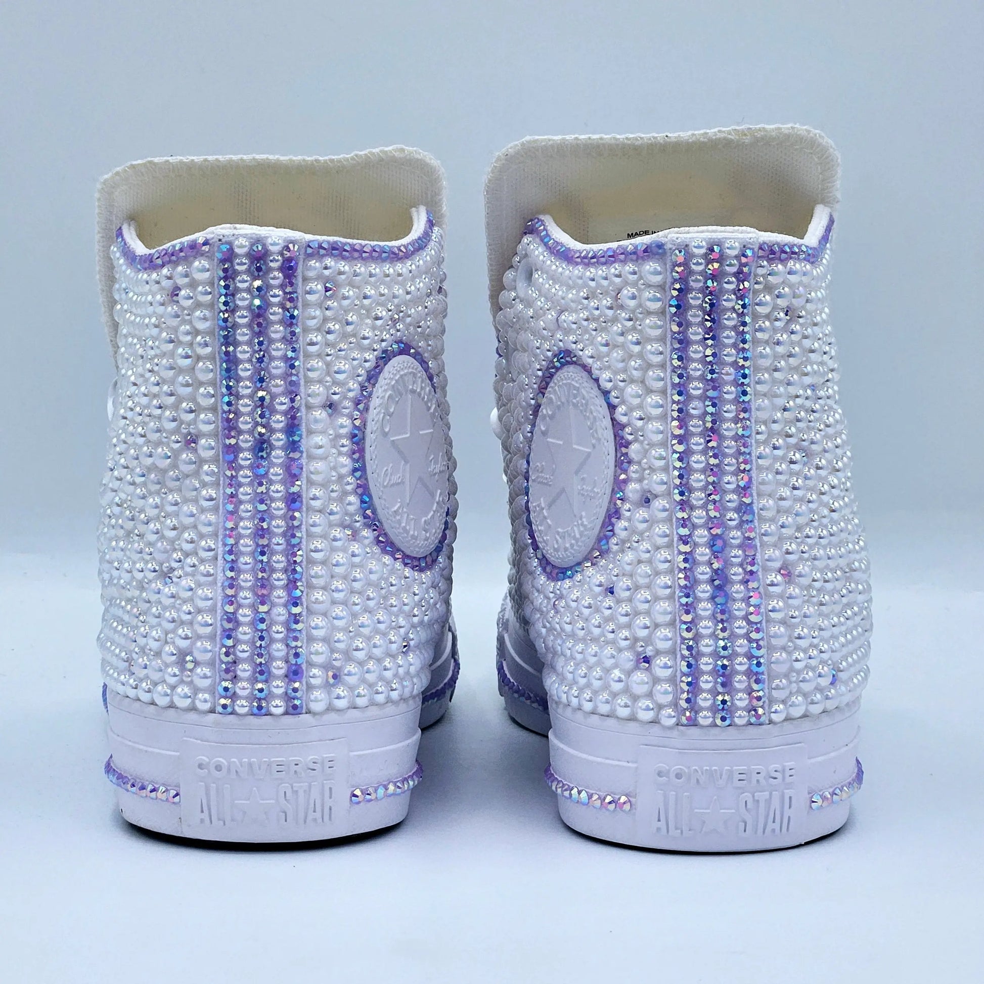 Customized Bling Shoes Converse Women KolorfulKidzCustoms