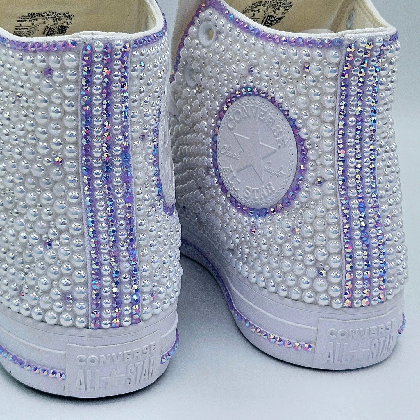 Customized Bling Shoes Converse Women KolorfulKidzCustoms