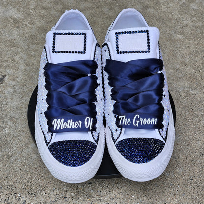 Customized Bling Shoes Converse Women KolorfulKidzCustoms