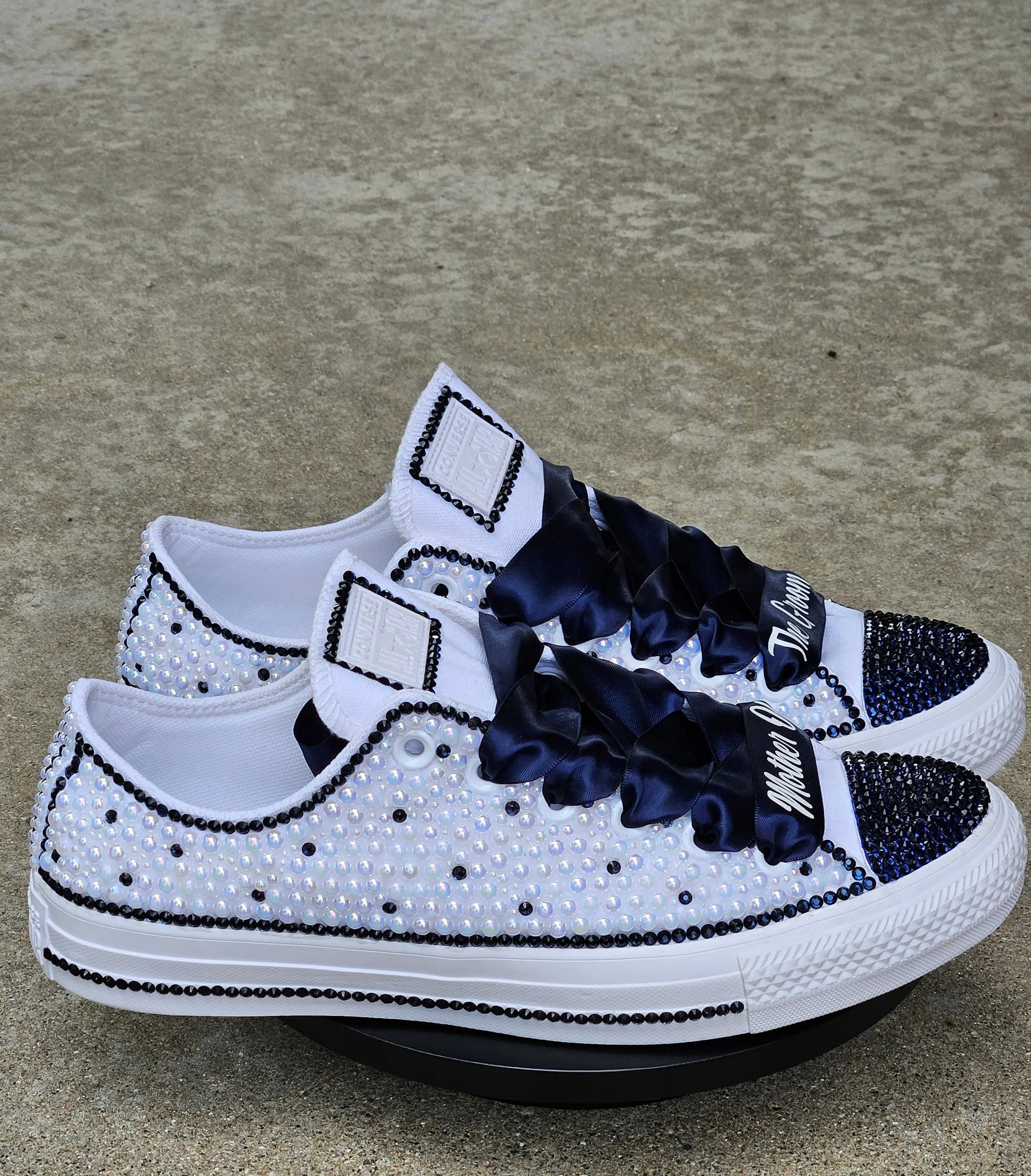 Customized Bling Shoes Converse Women KolorfulKidzCustoms