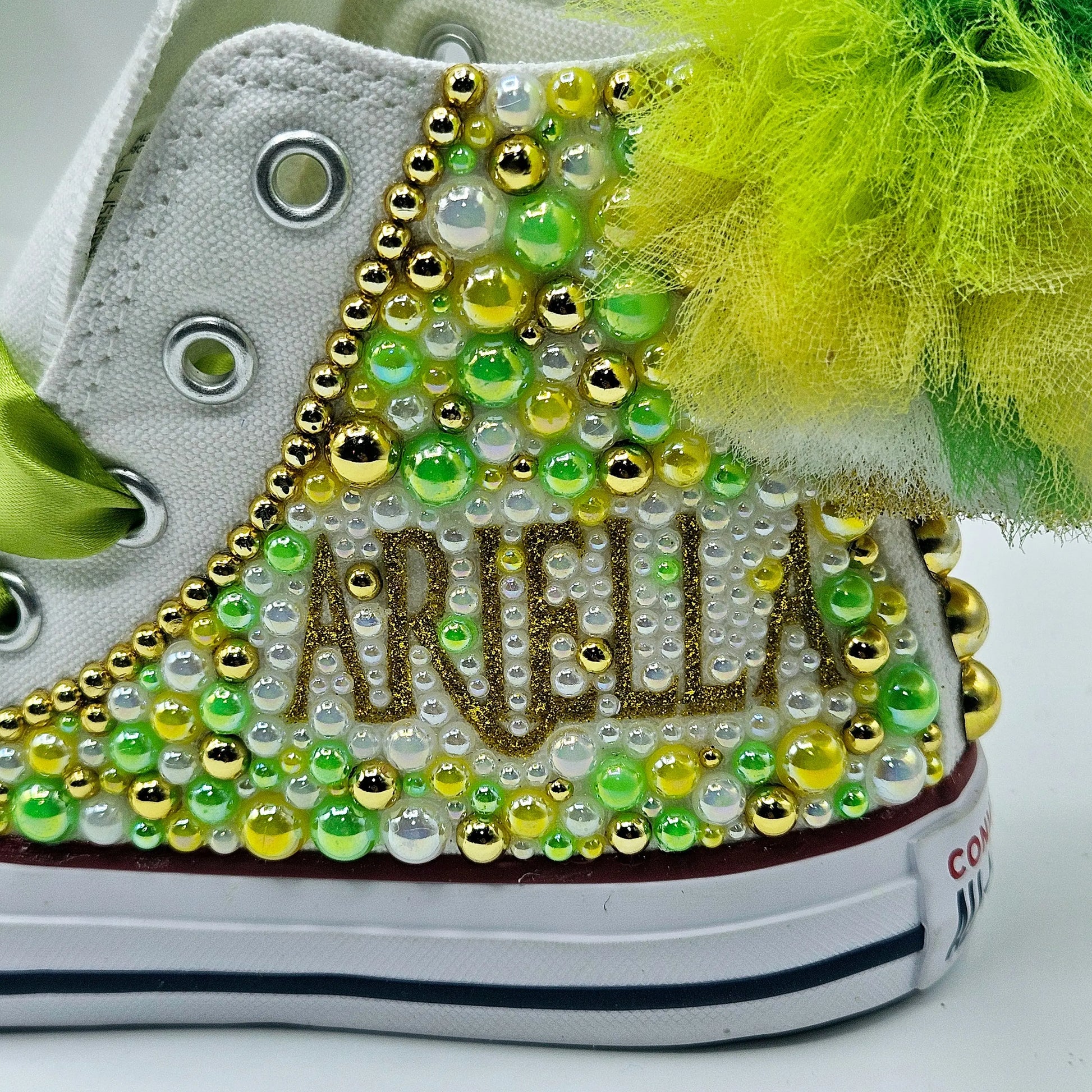 Frog Princess Custom Shoes KolorfulKidzCustoms