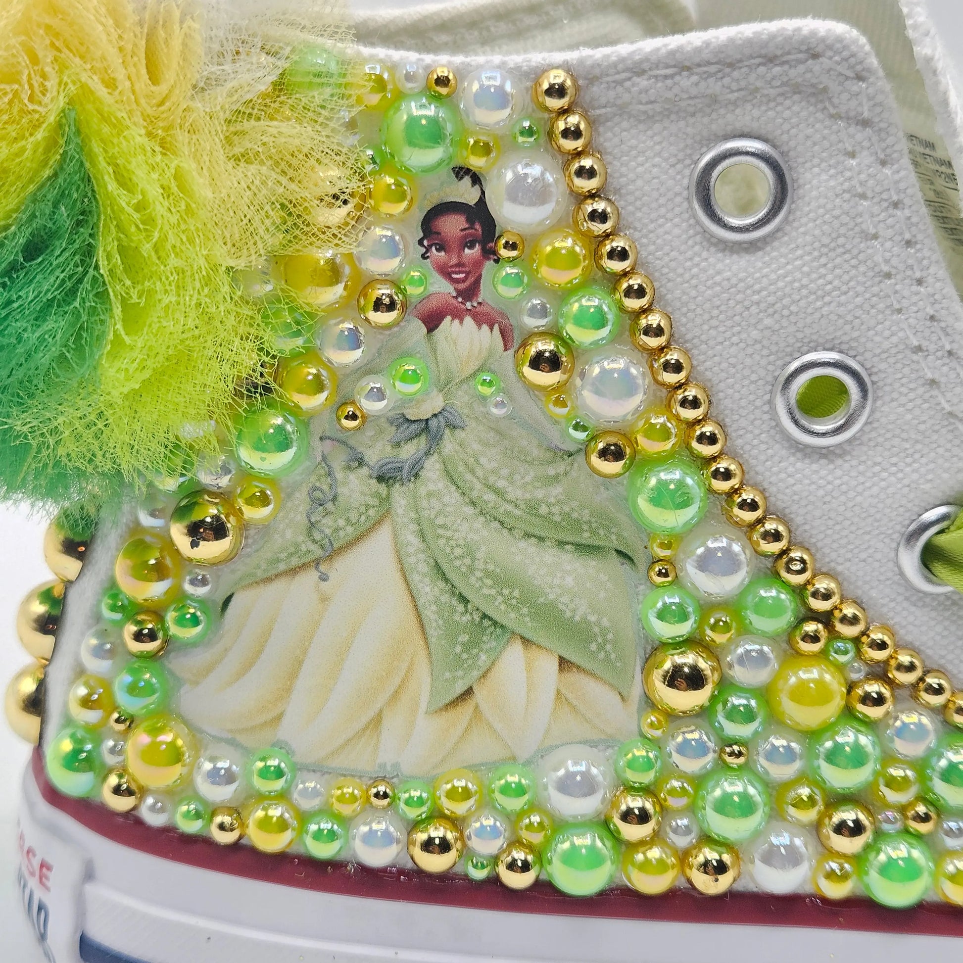 Frog Princess Custom Shoes KolorfulKidzCustoms