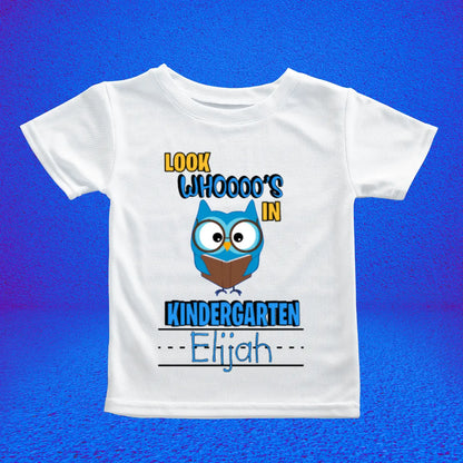 "Whoooo's" Back To School T-shirt KolorfulKidzCustoms