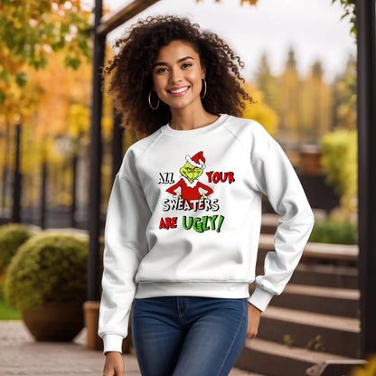 Grinch Ugly Sweaters T-Shirt/Sweatshirt KolorfulKidzCustoms