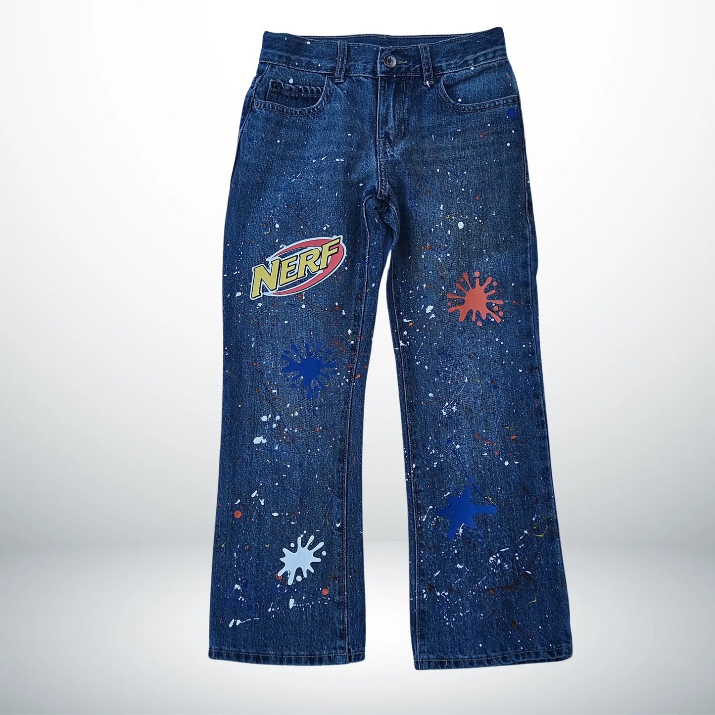 Nerf Inspired Denim Pants Set KolorfulKidzCustoms