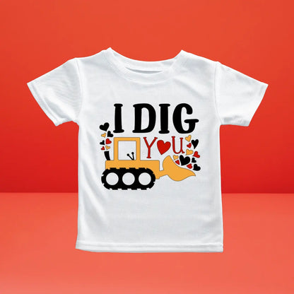 "I Dig You" Valentine's Day Tee KolorfulKidzCustoms