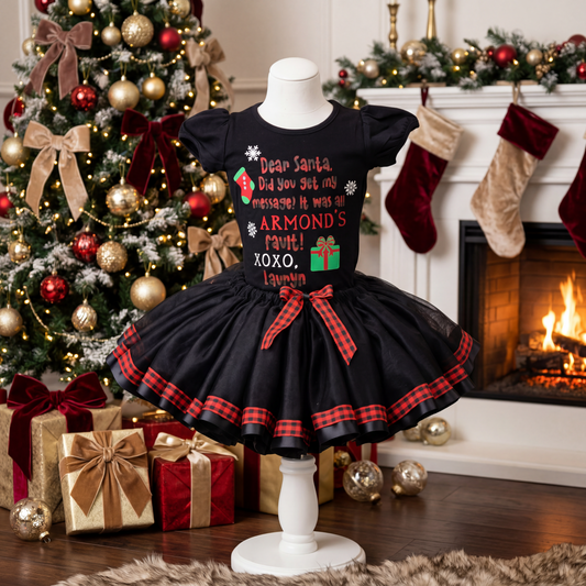 Dear Santa Tutu Set/Costume