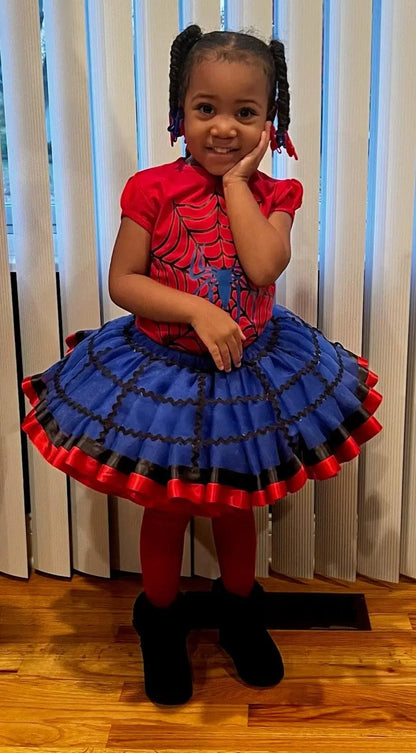 Spiderman Inspired Tutu Set/Costume - KolorfulKidzCustoms