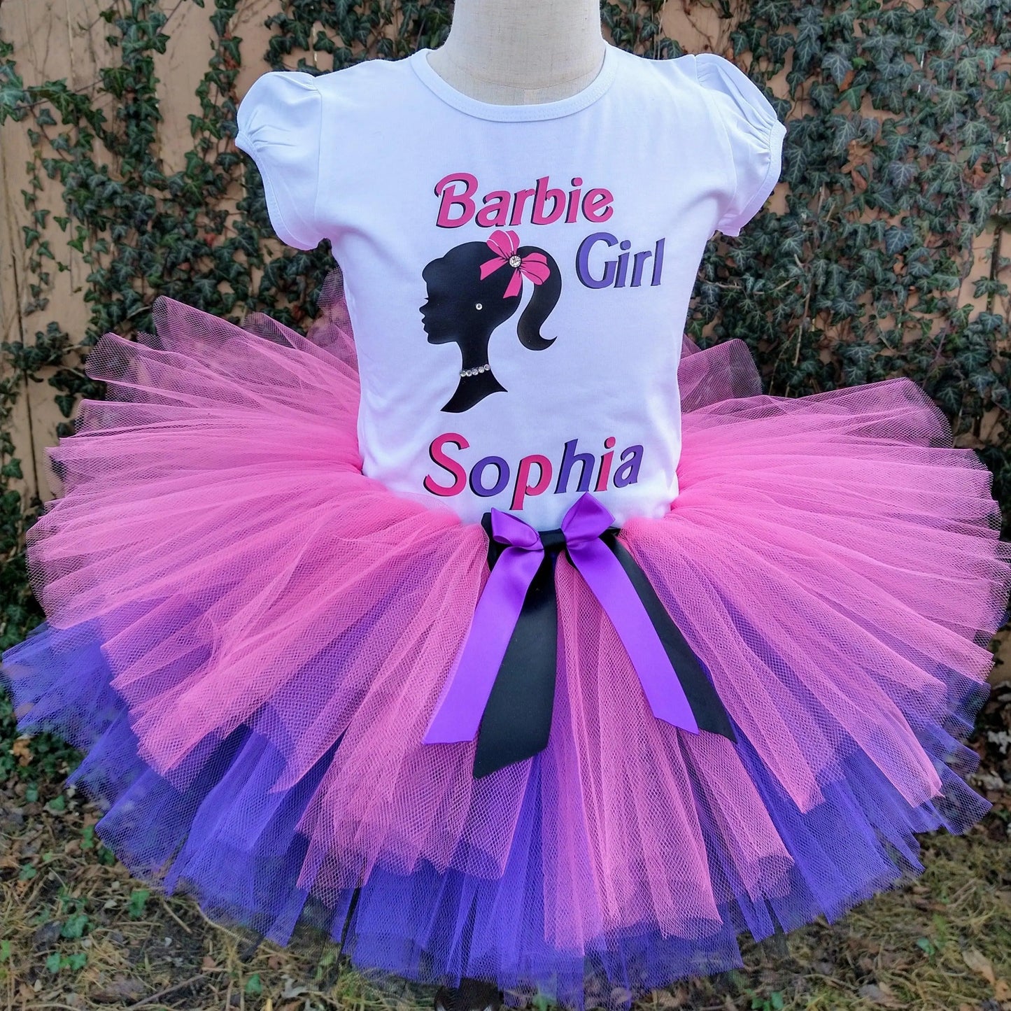 Barbie inspired Tutu set. Girls tutu Barbie by Partyadvantage, $35.00