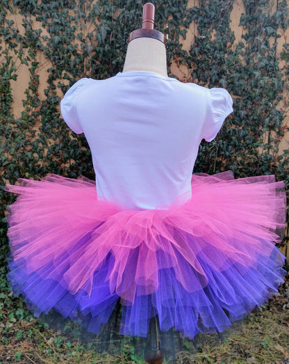 Barbie Tutu Set, Pink and Purple Tutu - KolorfulKidzCustoms