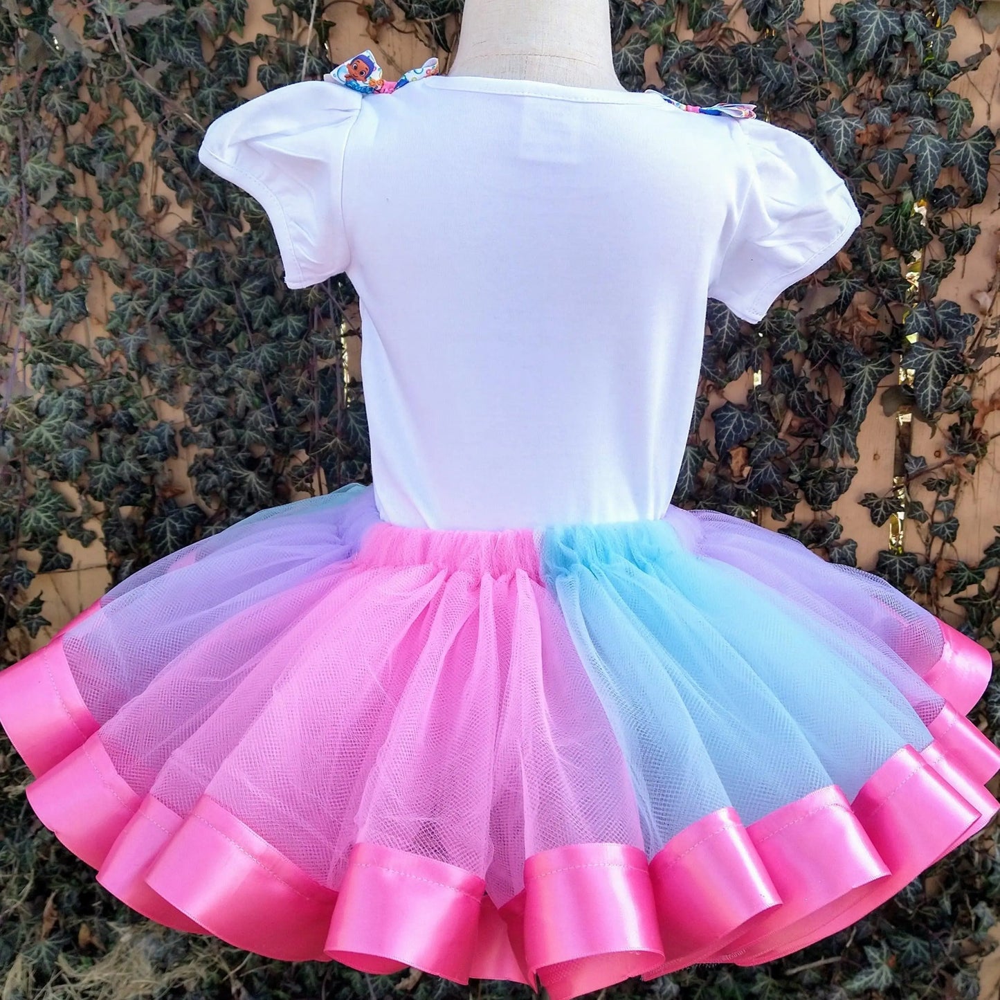 Bubble Guppies Tutu Set, Pink, Lavender & Blue Tutu Set - KolorfulKidzCustoms