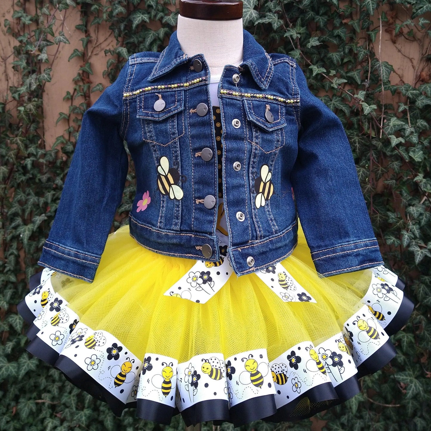 Bumble Bee Tutu Set - KolorfulKidzCustoms