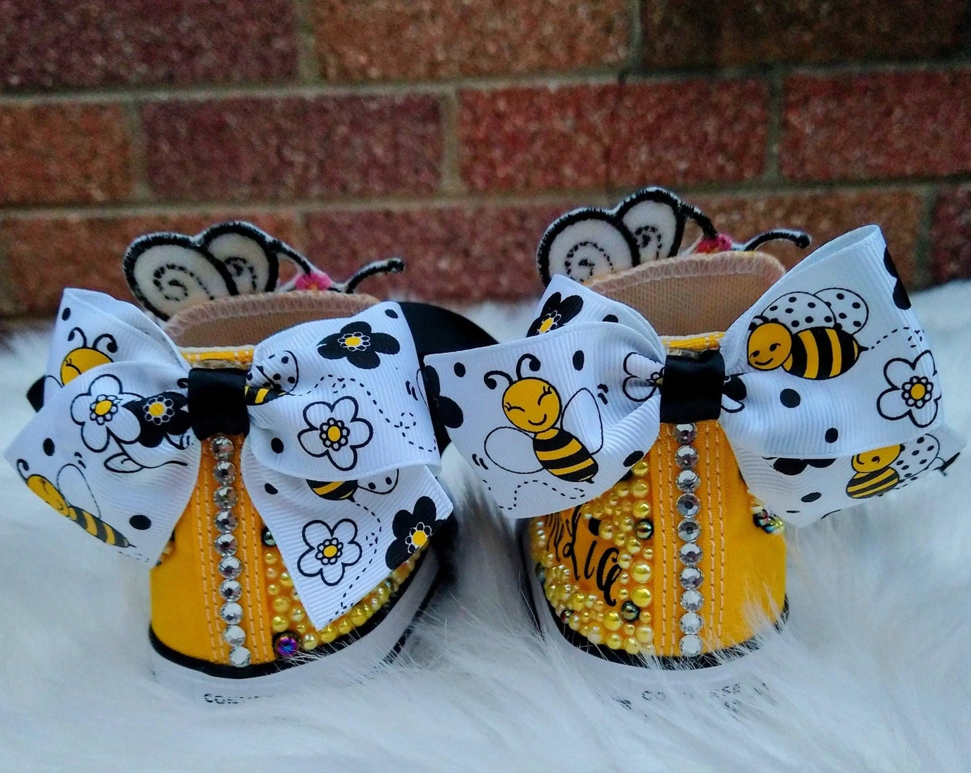 Bumble Bee Custom Shoes - KolorfulKidzCustoms