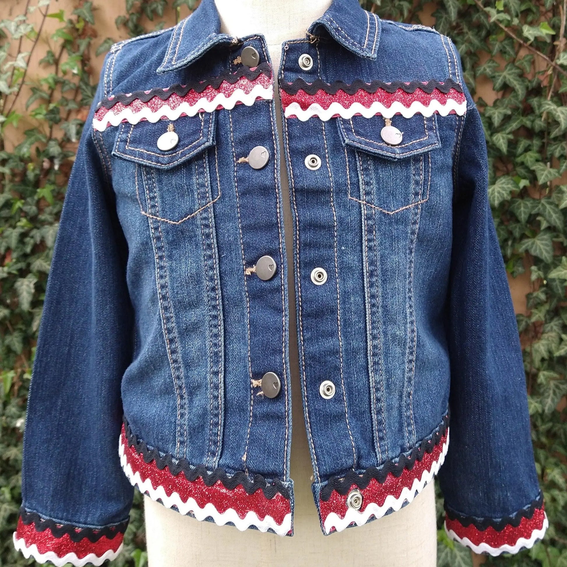 LOL Doll Denim Jacket, Mc Swag Custom Demin, Doll Inspired Jean Jacket - KolorfulKidzCustoms