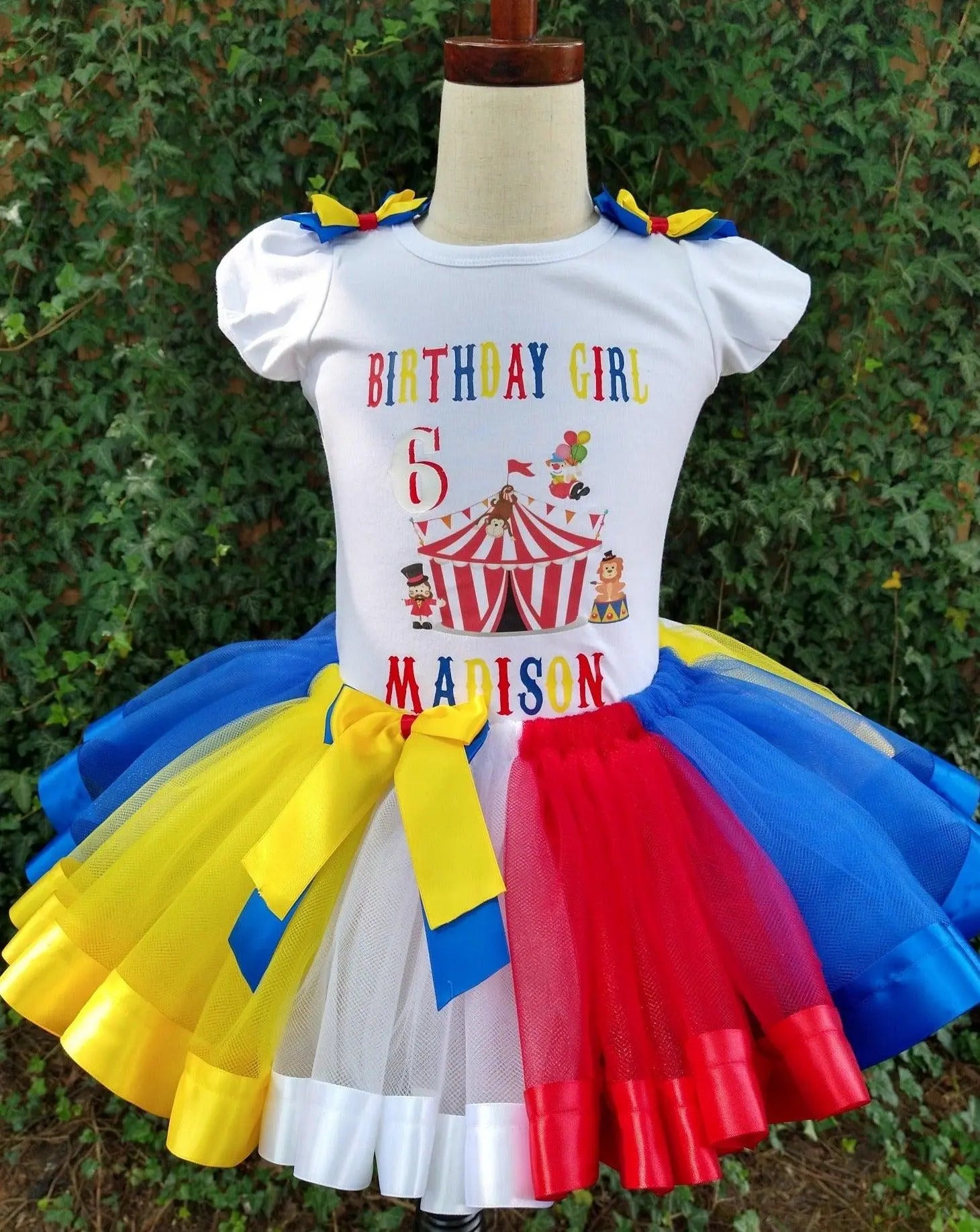 Circus Tutu Set, Carnival Inspired Tutu Set/Costume - KolorfulKidzCustoms