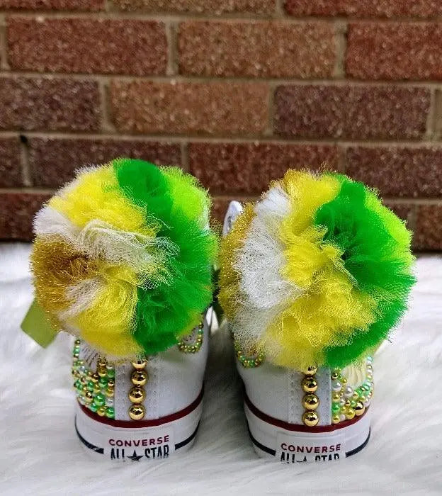 Frog Princess Custom Shoes - KolorfulKidzCustoms