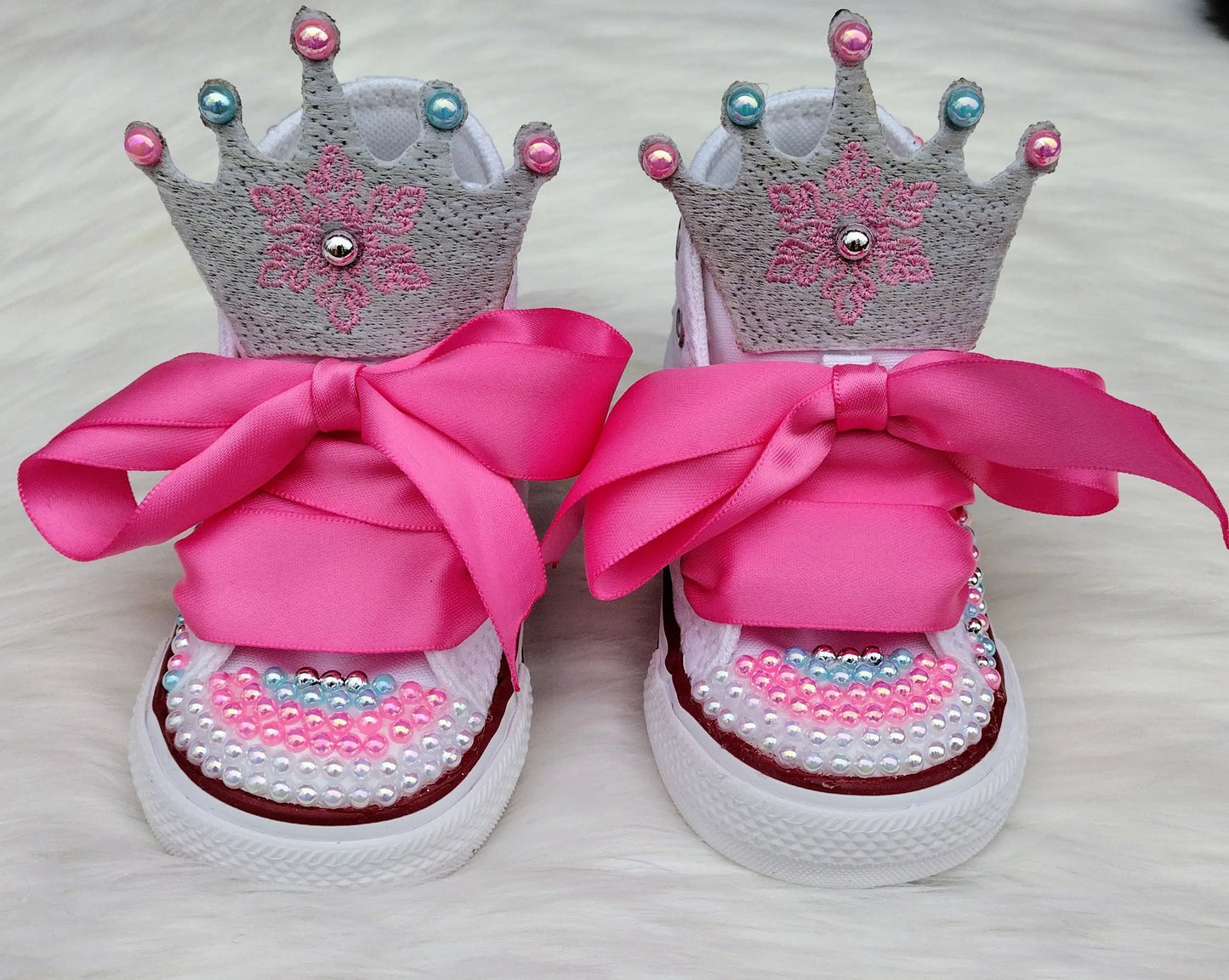 Winter Princess Custom Converse, Custom Shoes KolorfulKidzCustoms