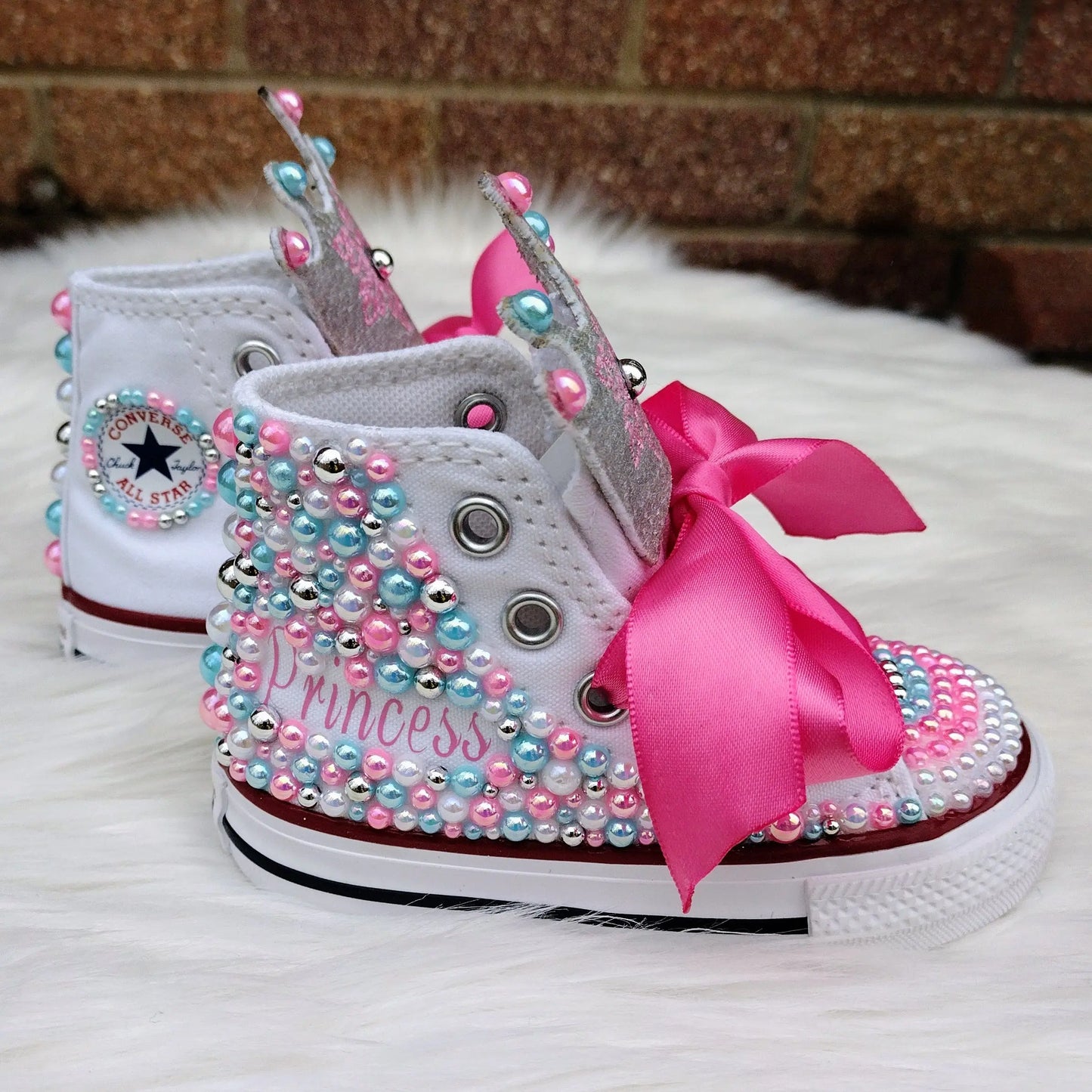 Winter Princess Custom Converse, Custom Shoes KolorfulKidzCustoms