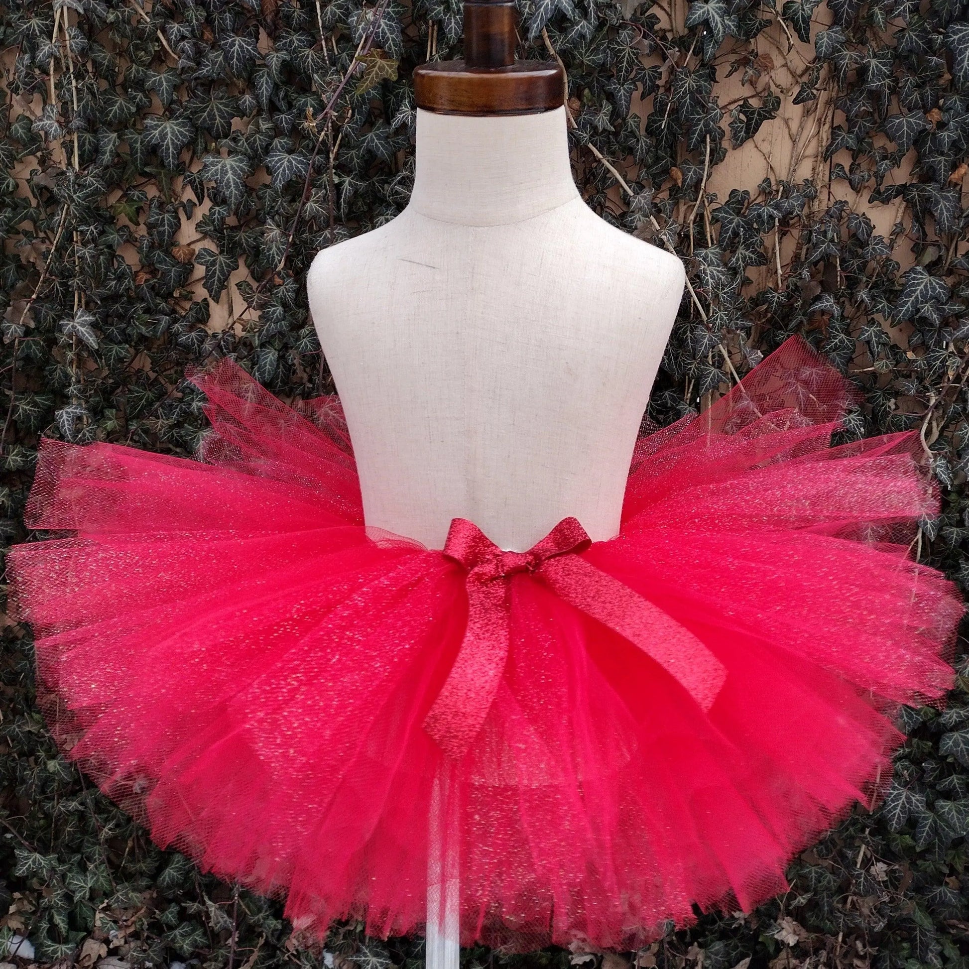 Elmo Tutu Set, Red and Black Tutu - KolorfulKidzCustoms